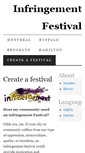 Mobile Screenshot of infringementfestival.com